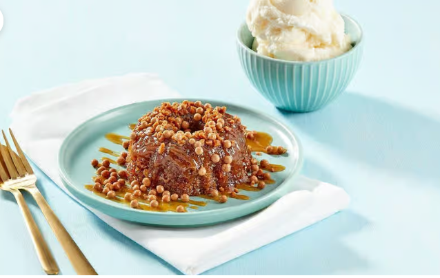 Sticky Toffee Butter Cake w/ Ice Cream